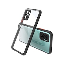 Xiaomi Redmi Note 10s Kılıf Zore Kaff Kapak Siyah