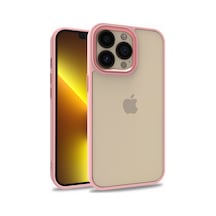 Zore İphone 13 Pro Uyumlu Ogaa Flora Kılıf-rose Gold