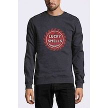 A Series Of Unfortunate Events Lucky Baskılı Erkek Sweatshirt