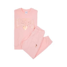 U.s. Polo Assn. Kız Çocuk Açık Pembe Pijama Takım 50318935-vr078 Acık Pembe