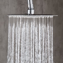 Fause Tepe Duş Başlığı Kare Slim 304 Metal 20 X 20 Cm Ktd101 Krom