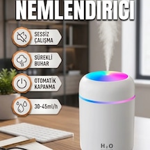 300ml Usb Taşınabilir Hava Nemlendirici Rgb Işıklı Sessiz Buhar Cihazı