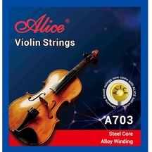 Alice A703-3 Tek Keman Re D Teli Yedek Kullanım İçin İdeal Çe