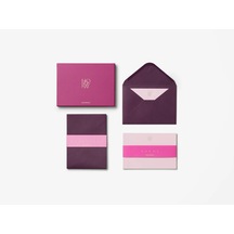 Printworks Zarf & Kart Seti - Hooray Cerise Pw00803