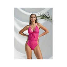 Genel Markalar Kadın Pembe Bağcıklı Özel Tasarım Babydoll Pembe Pembe