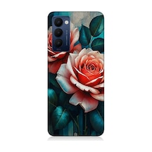Tecno Camon 18 Uyumlu Pastel Güllerin Dansı Desenli Silikon Kılıf Çok Renkli