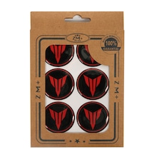Yamaha Mt Koruma Takozu Damla Etiket Siyah - Kırmızı