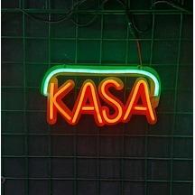 Kasa Yazısı Neon Led Işıklı