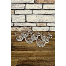 Saplı Kahve Bardağı- Espresso Bardağı 6 Adet - 90 Cc