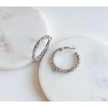 Çelik Halka Küpe Silver 94187053