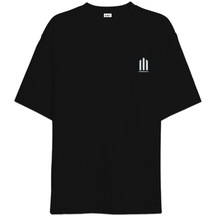 Vıt-Black Oversize Unisex Tişört
