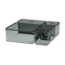 Ikea Vısslaån Kutu Seti, Gri, 5 Parça