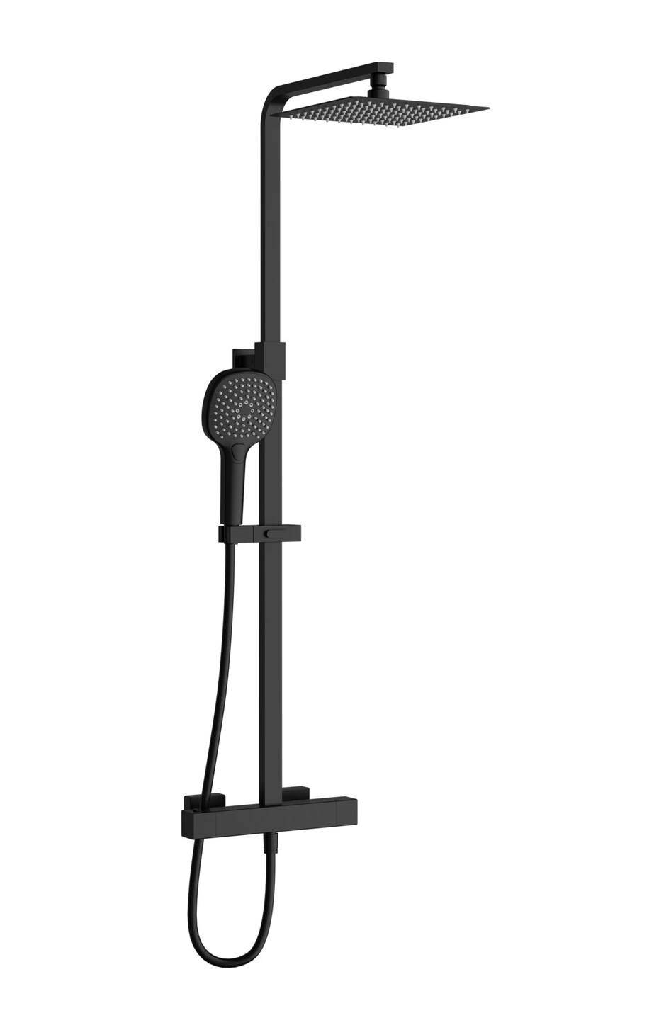 Artema Aquaheat A4720236 Bliss S 230 Duş Sitemi, Mat Siyah Mat Siyah