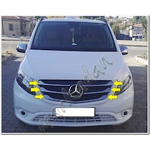 Db Chrome Mercedes Vito Ön Panjur Nikelajı 2014 Sonrası 5 Parça P