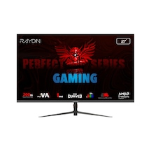 Raydın Mm27rfa-200hz, 27&quot , 1ms, 200hz, Full Hd, 2xhdmı, Dp, Va Led, R1500 Curved, Frameless, Freesync Gaming Monitör