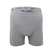Royaleks Kısa Paça Likralı Erkek Boxer Gri - 1115A S