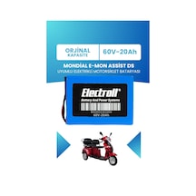 Mondial E-mon Assist Ds Uyumlu Batarya Lifepo4 60v 20ah