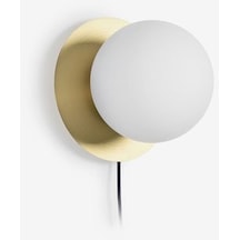 Rsylight Retro Metal Glop Camlı Eskitme Kaplama Kablolu Fişli Dekoratif Duvar Aplik Eskitme