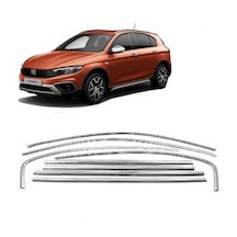 Fiat Egea Cross Tamtur 8 Parça Krom Cam Çıtası