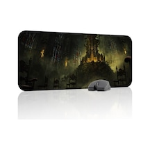 Demon's Souls Kaymaz Dikişli Kauçuk Oyuncu Mousepad V4 - 70x30 Xl Gaming Mouse Pad Fare Altlığı