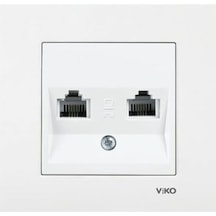 Viko Karre 2*4 Telefon Priz