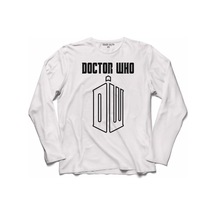 Doctor Who Bow Tıes Logo Uzun Kollu Tişört (518428257)