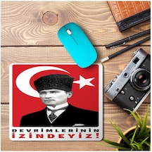 Atatürk Devrimlerin İzindeyiz Baskılı Mousepad Mouse Pad