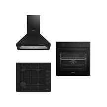Arçelik AFM 130 S - OMD D 611 ES - P 27 YS Siyah Ankastre Set
