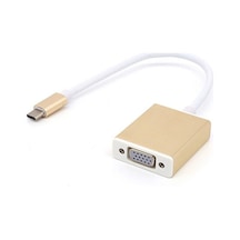 Usb 3.1 Type-c Giriş - Vga Çıkış Çevirici Kablo