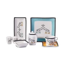 Korkmaz Link Collection 28 Parça Kahvaltı Takımı A8584 Çok Renkli