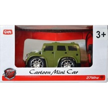 Ctoys Cartoon Mini Car 27 Mhz Full Fonksiyon Uzaktan Kumandalı Yeşil Araba Qx3688 94 Yeşil