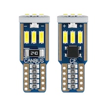 Dekoratif Led Ampul T10 24smd 12v Çift Turuncu / Laam861