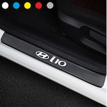 Hyundai I10 Için Karbon Kapı Eşiği Sticker ( 4 Adet )