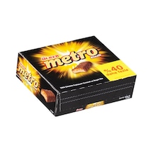 Ülker Metro Büyük Boy Çikolata 18x56 G - Sütlü Çikolata Kaplı Karamelli Enerji 2'li Ekonomik Paket A
