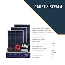 Güneş Enerjisi Bağ Evi Solar Paketi 1200w İnverter 280w Güneş Pan