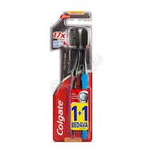 3 Adet Colgate Diş Fırçası Mikro Slim Soft Charcoal 1+1