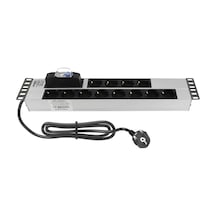 Amp Connect 19" 2u 12'li Schuko Sigortalı Kabinet Grup Prizi Pdu -16a