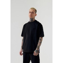 Erkek Oversize Rahat Penye Siyah