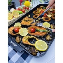 Amboss Black Lav İki Bölmeli Ocak ve Fırın Tepsisi