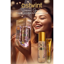 Ostwint Dream Garden Vücut Spreyi 200ml Vücut Kremi 50ml Ferahlatıcı Bahar Esintisi Meyve Özlü Parfü