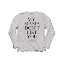 Justın Bıeber Purpose Tour My Mama Dont Lıke Uzun Kollu Tişört (518427589)