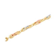 Tektaş - Altın 14 Ayar Hollow Bileklik N11.2555 Sarı Altın