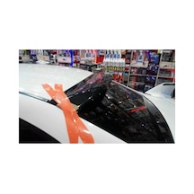 Honda Civic 2012-2016 Parlak Siyah Cam Üstü Spoiler Plastik Boyalı