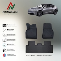 Tesla Model Y Juniper 2025 Sonrası Uyumlu Havuzlu Oto Paspas