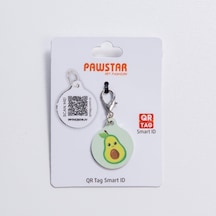 Avocado Desenli Qr Tag Evcil Hayvan Künyesi İsimlik Pet Tag Köpek Künyesi Kedi Künyesi Qr Kodlu Künye Yeşil