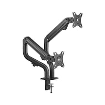 Tm-71-c012 Mekanik Amortisör Düz Ekran 17"- 32" Max 2x 8kg İkili Monitör Kolu