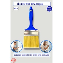 Boya Fırçası No:4 Lüks Kestirme Profesyonel Duvar & Ahşap Boyama
