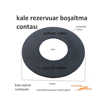 Kale Rezervuar 6.4 İç Takım Contası Klozet Siyah Conta