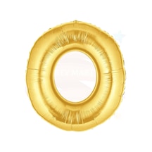 Nedi Balon Folyo 40 Harf Altın O 02138 Çok Renkli