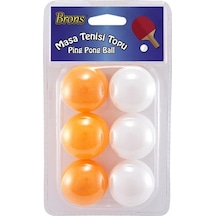 Brons Masa Tenisi (Ping Pong) Topu 6'lı